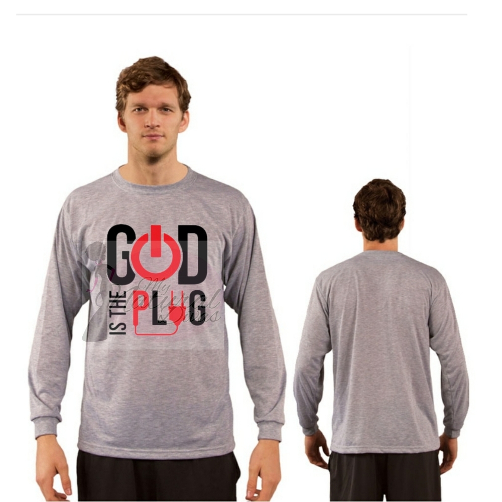 Custom long sleeve tee men